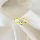 Bunny Silver adjustable kids bangle