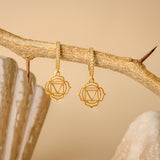 Root Chakra Cz hoops