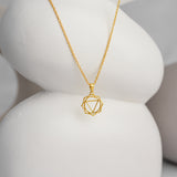 Solar Plexus Chakra Charm Necklace