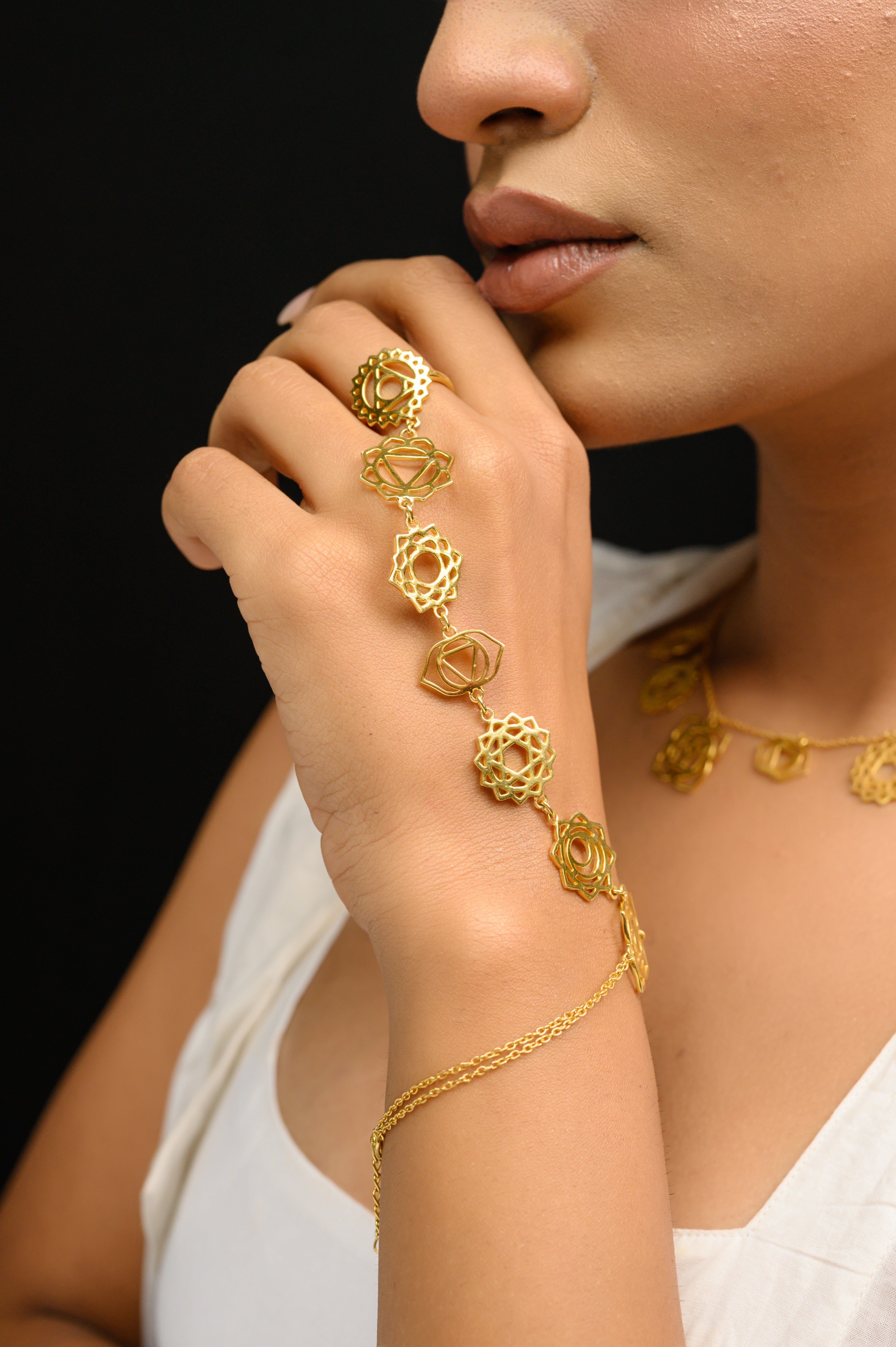 The seven chakras hathphool