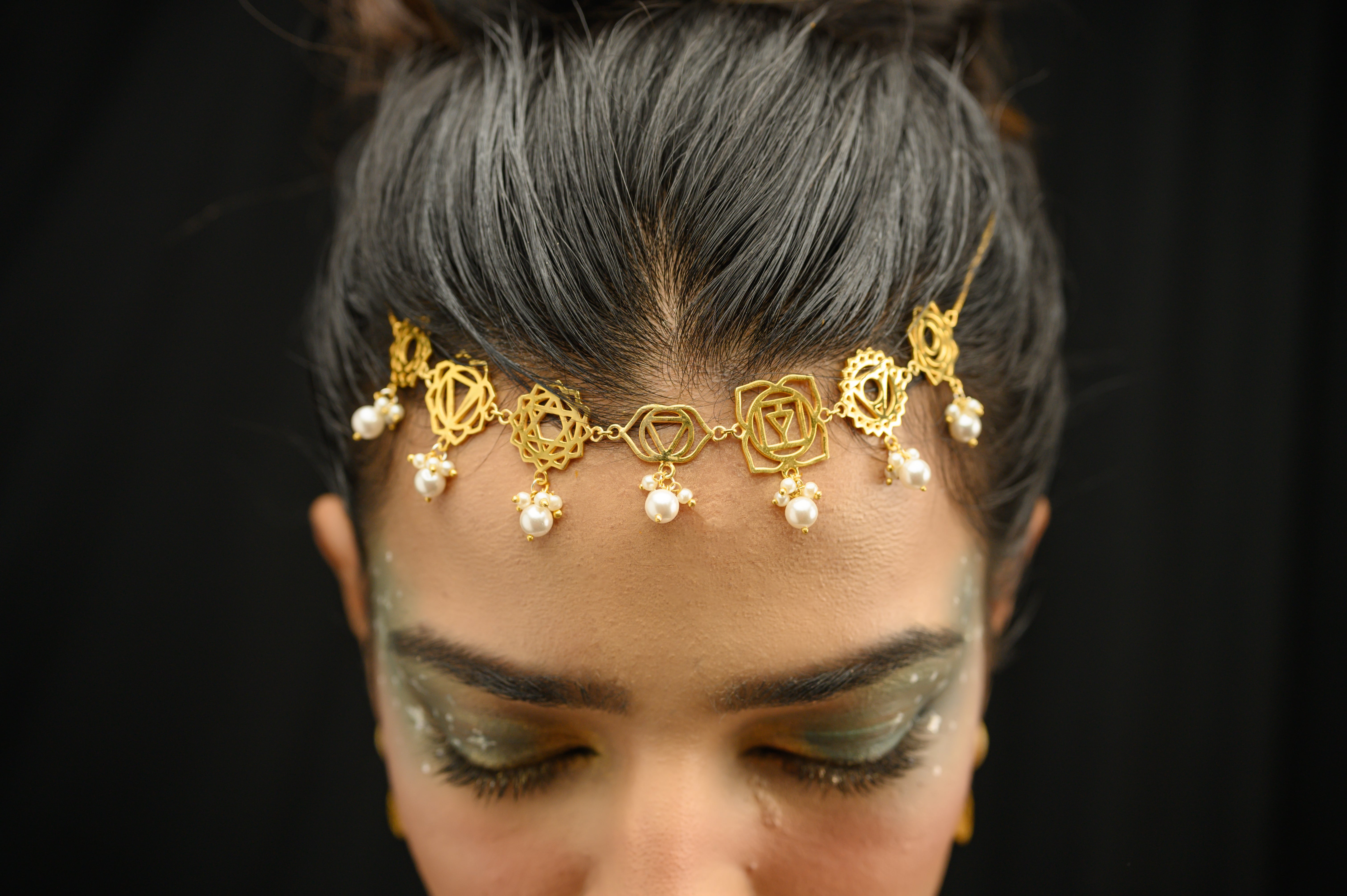The seven chakras Choker/ mathapatti