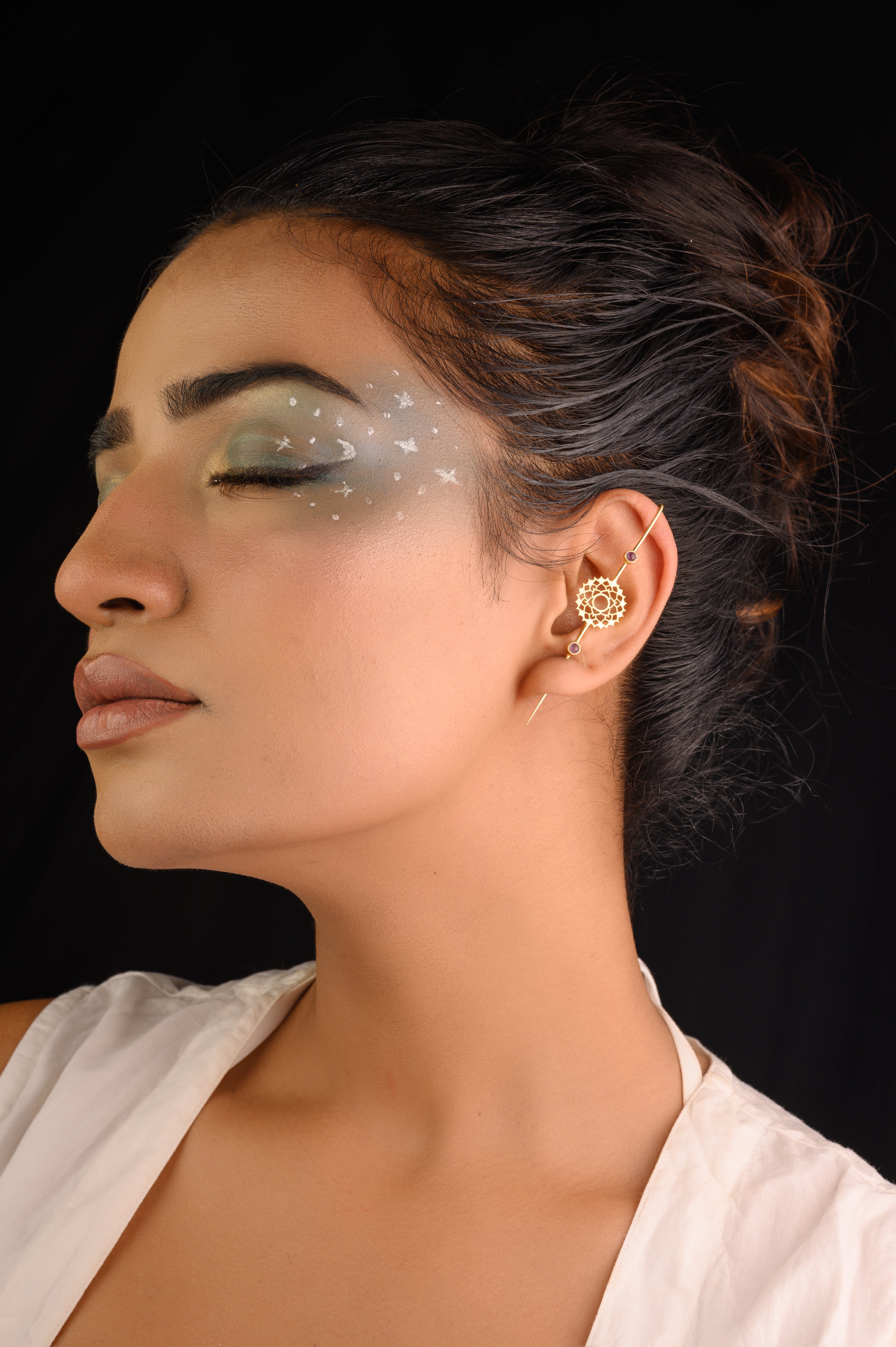 Crown Chakra Ear Pin