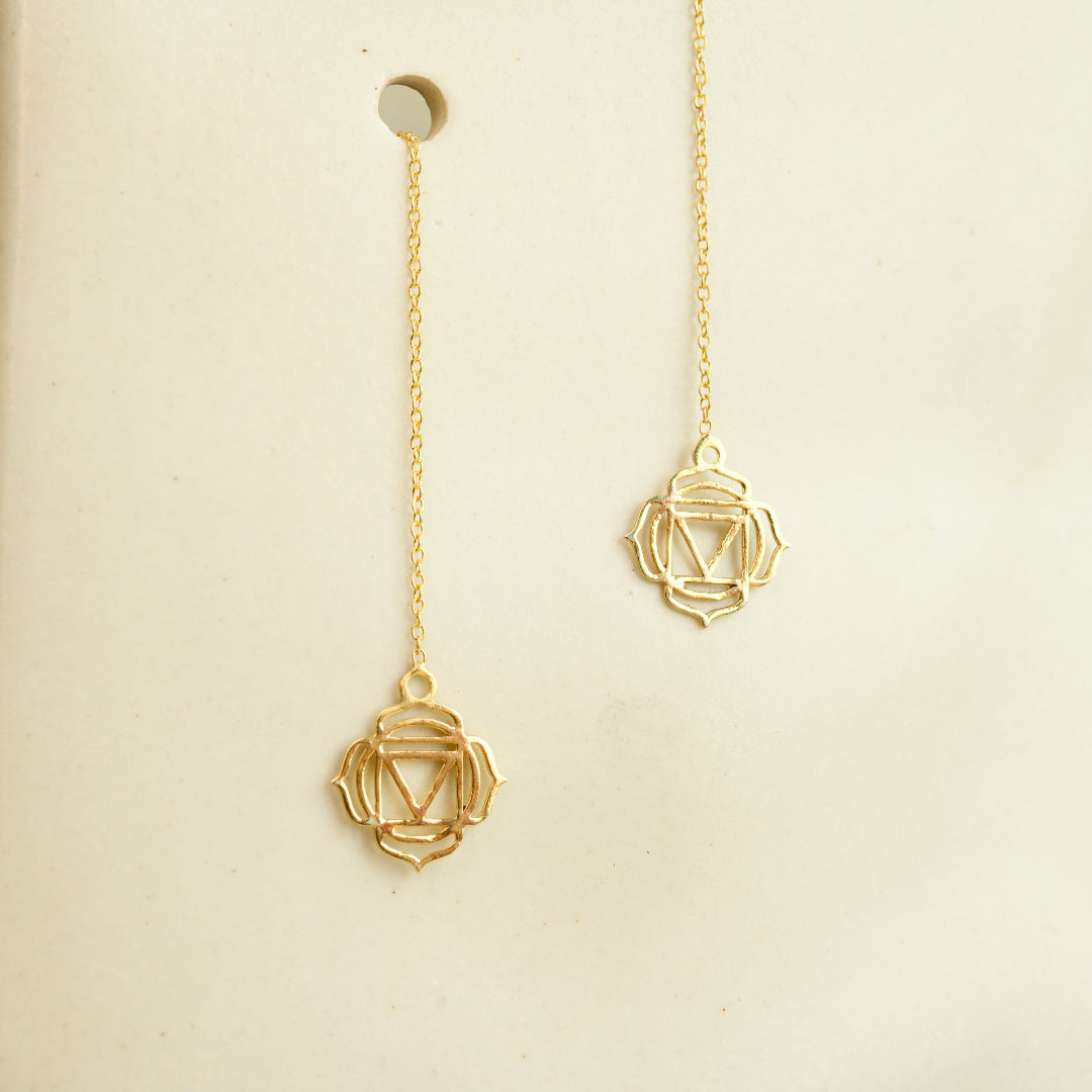 Root Chakra Threader Earrings