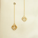 Root Chakra Threader Earrings