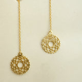 Crown Chakra Threader Earrings