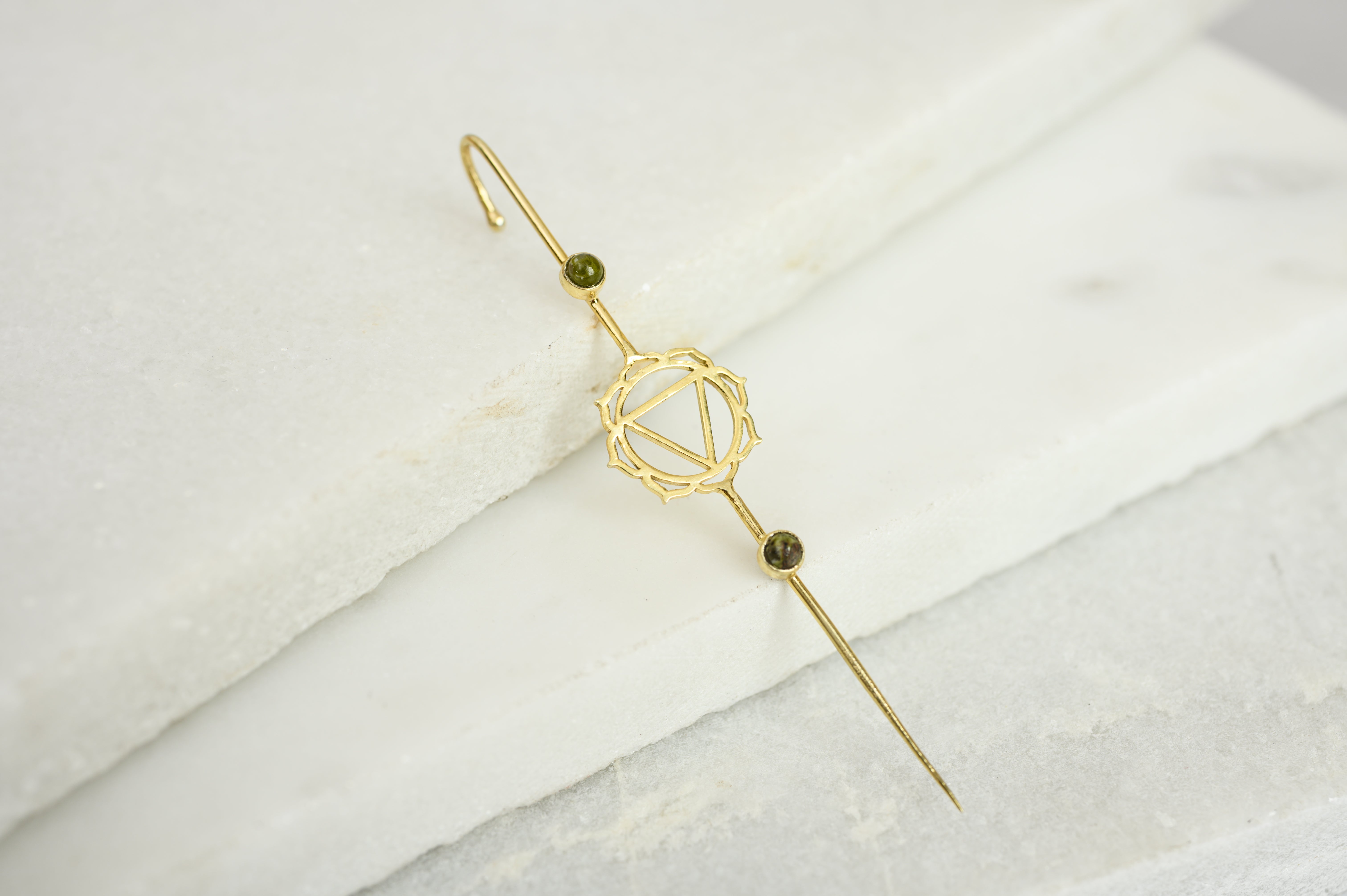 Solar Plexus Chakra Ear Pin