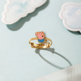 Peppa pig kids adjustable ring