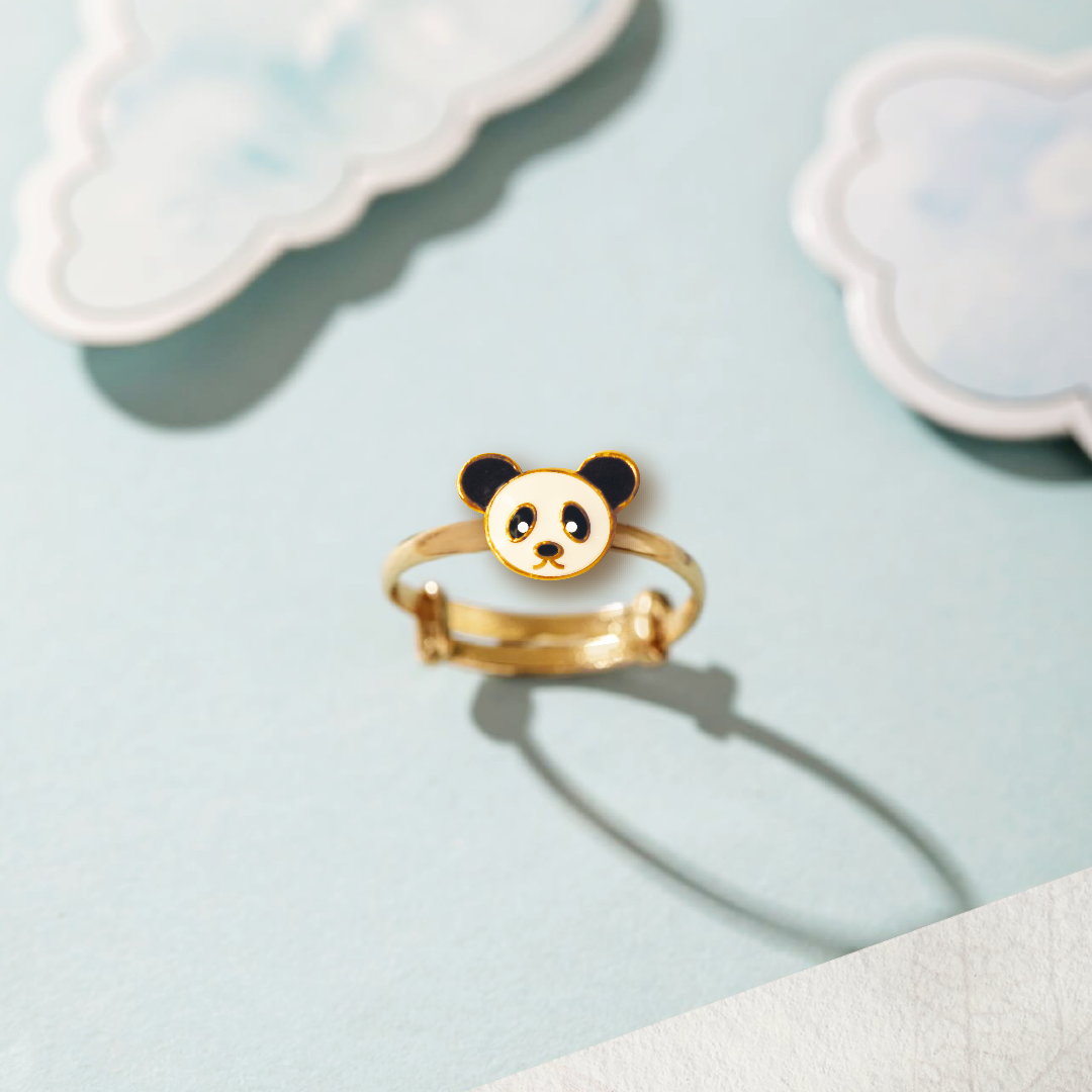Panda kids adjustable ring