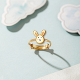 Bunny kids adjustable ring