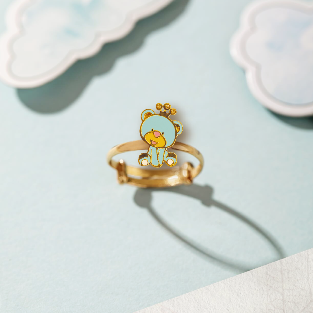 Teddy kids adjustable ring