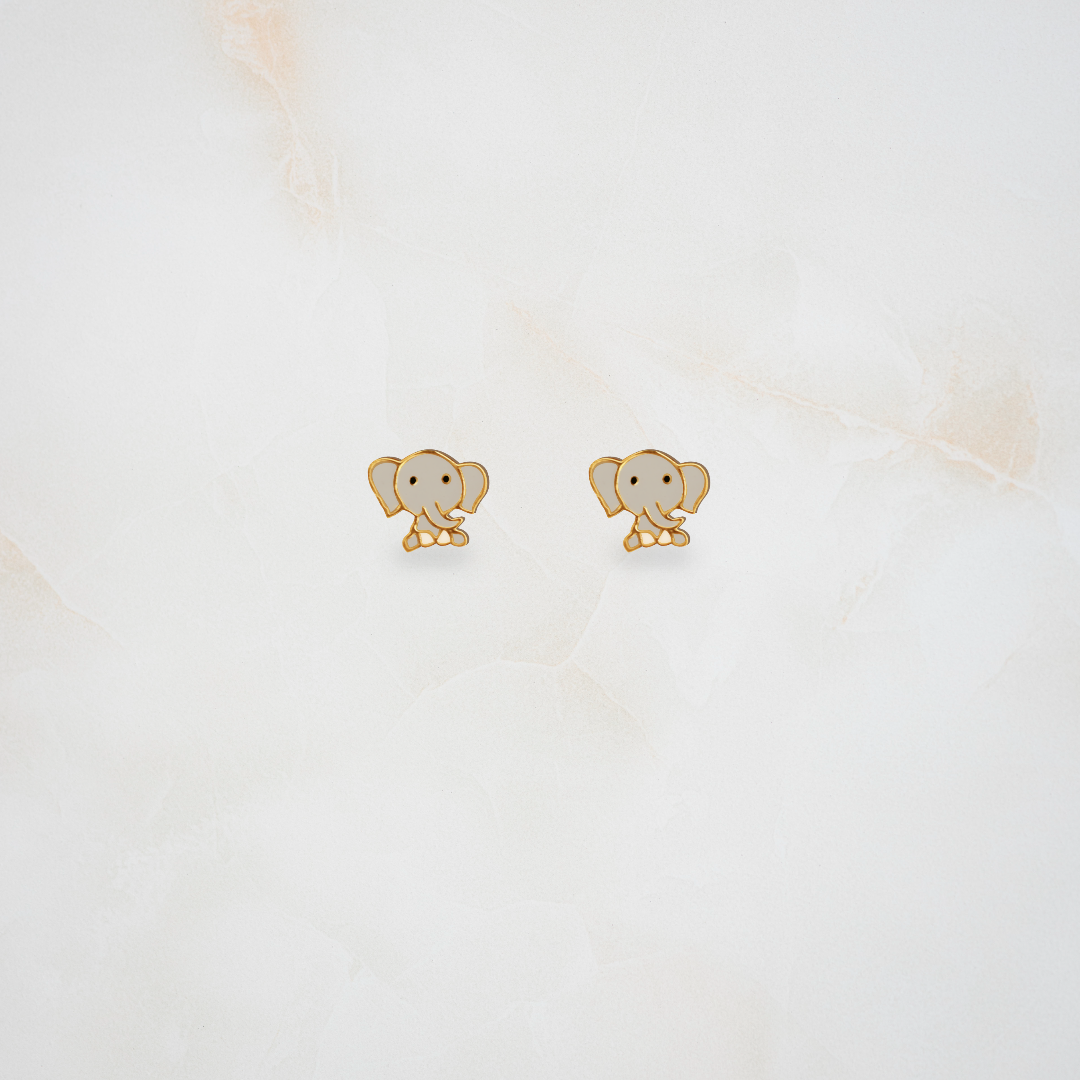 Elephant ear studs