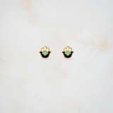 Hamsa ear studs