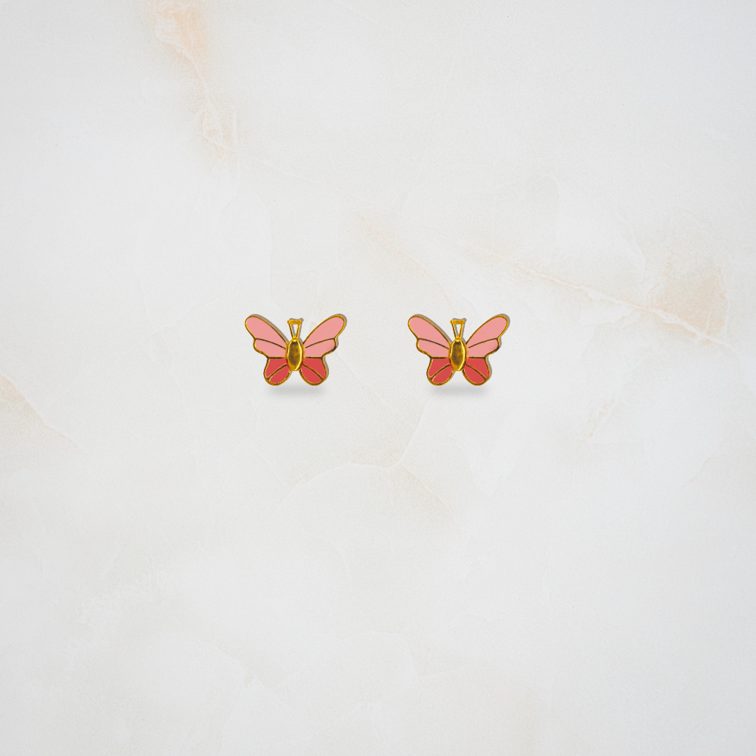 Butterfly ear studs