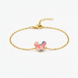 Mickey enamel Flexible Chain Bracelet