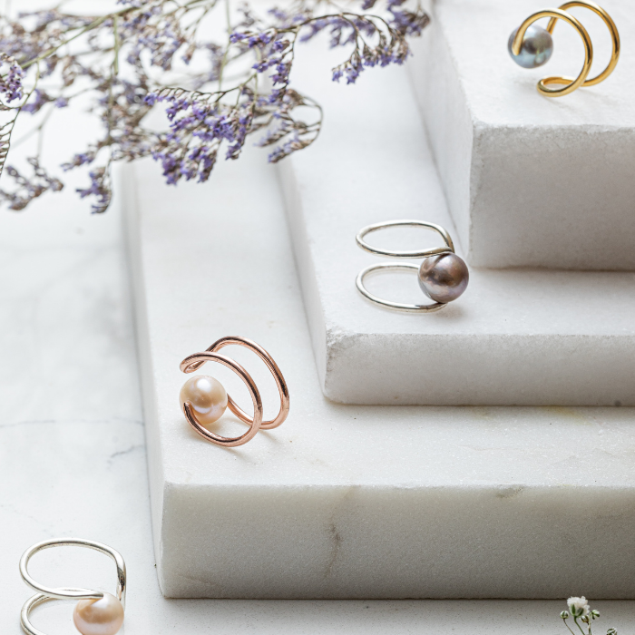 Pearl Band Ring