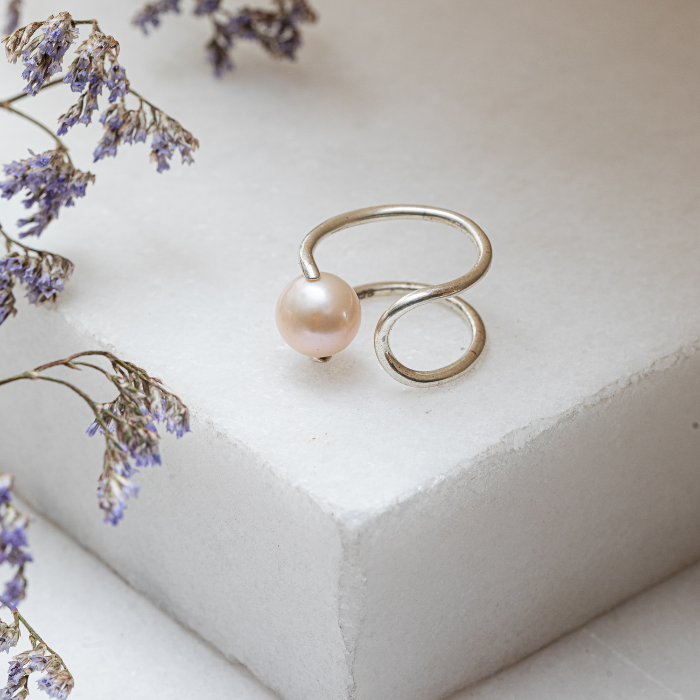 Pearl Band Ring