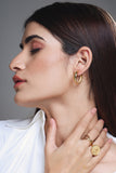 Broad dainty hoops