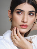 Broad dainty hoops