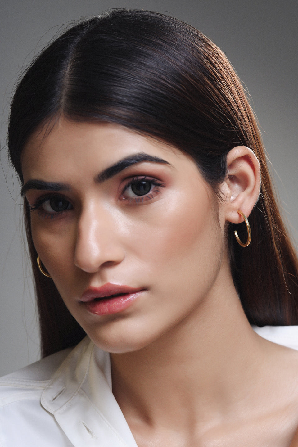 Sleek dainty hoops