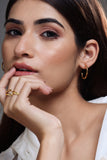 Sleek dainty hoops