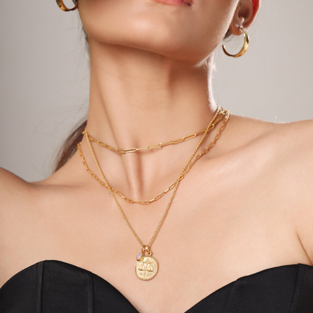 Solid horoscope charm