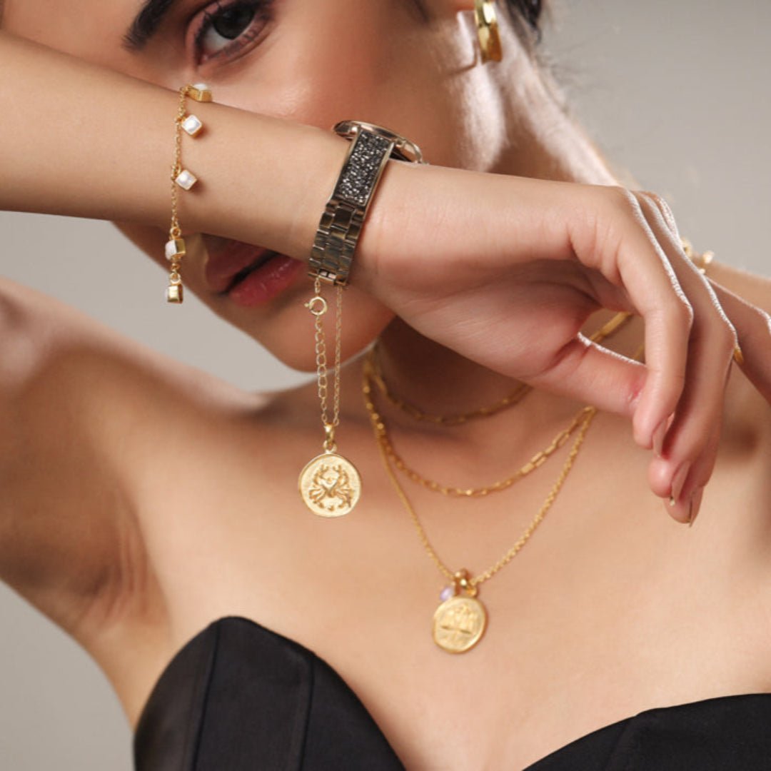 Solid horoscope charm