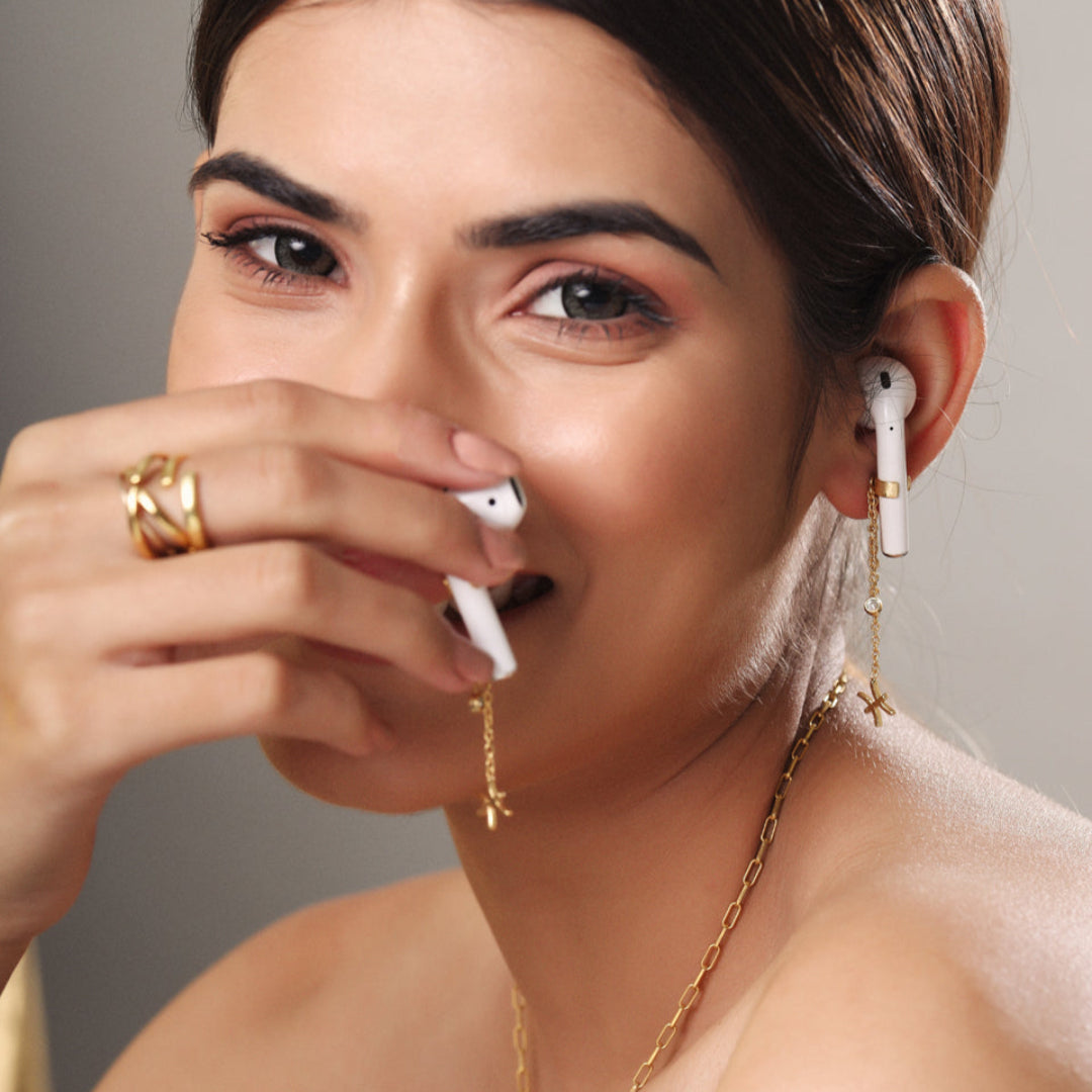 Leo charm airpods earrings