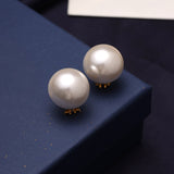 18mm half pearl studs