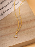 Moonstone charm pendant