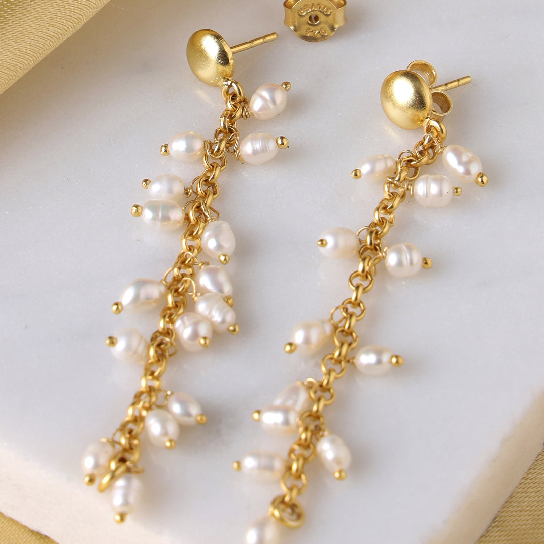 Pearl long dual danglers