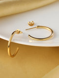 Sleek dainty hoops