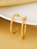 Sleek dainty hoops