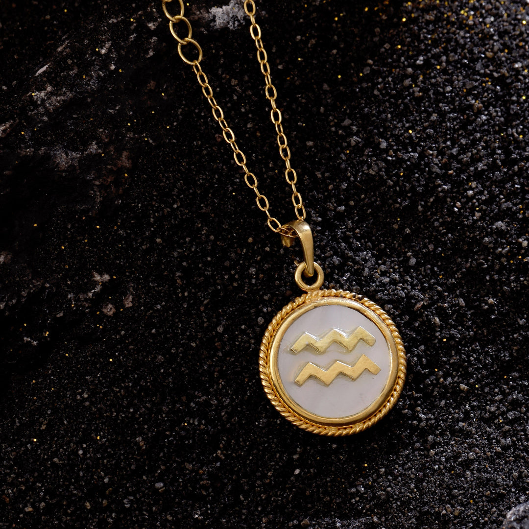 Aquarius Charm pendant