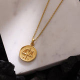 Solid horoscope charm