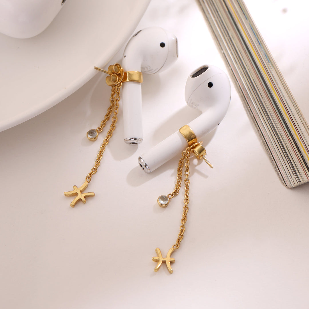 Pisces Airpods earrings