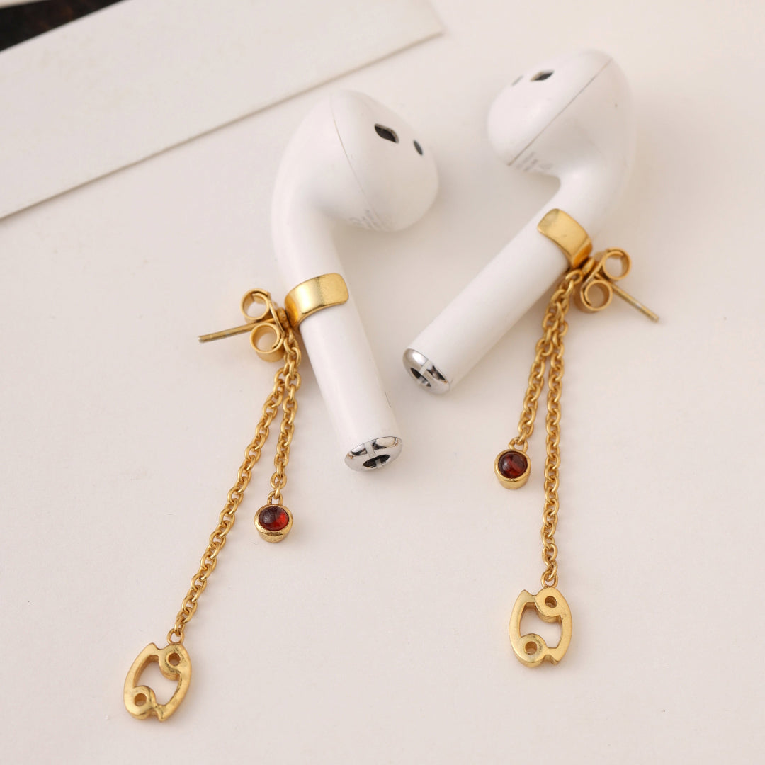 Cancer Airpods earrings