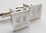 Personalized square cufflinks