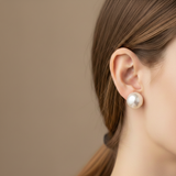 18mm half pearl studs