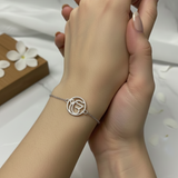 Ik onkar 92.5 silver bracelet