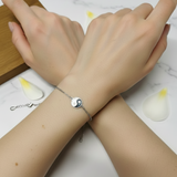 Yin yang 92.5 silver bracelet
