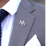 Initial Lapel pin for him