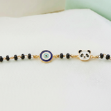 Evil eye & Panda 92.5 silver kids Nazariye