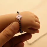 Evil eye pastel pink 92.5 silver kids Nazariye