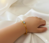 Car Silver adjustable kids bangle