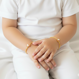 Dog Silver adjustable kids bangle