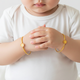 Sun Silver adjustable kids bangle