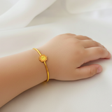 Sun Silver adjustable kids bangle