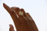 Mop clover adjustable ring