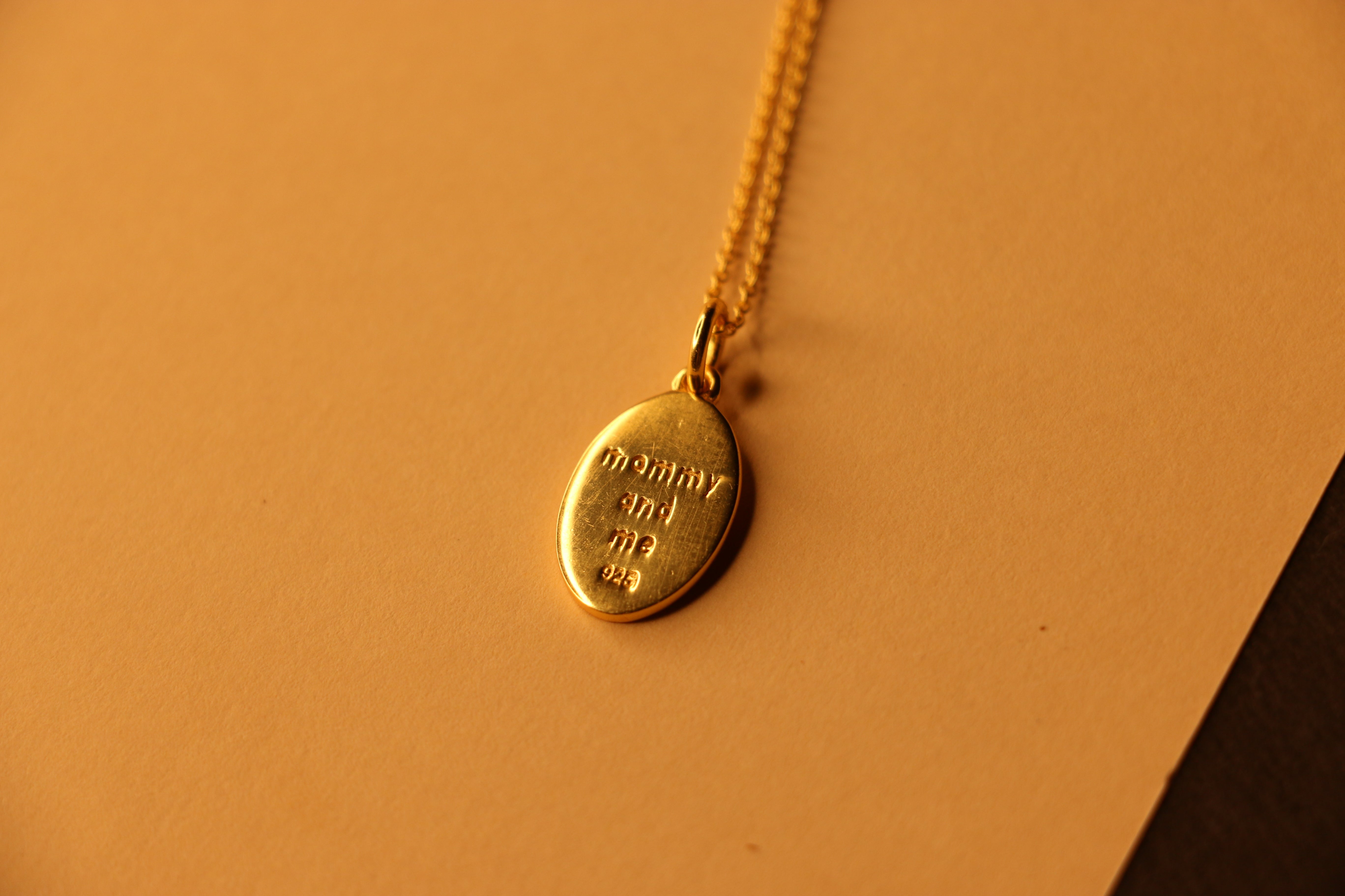 Mom and me necklace