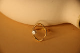 Pearl round ring